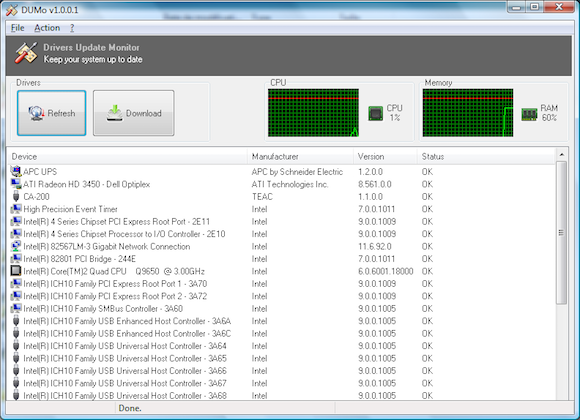 DUMo – 驱动监测更新工具[Windows][$14.99→0]