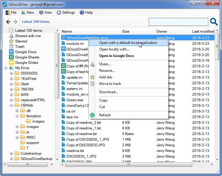 GDocsDrive – Google Drive 客户端[Windows][$29.99→0]