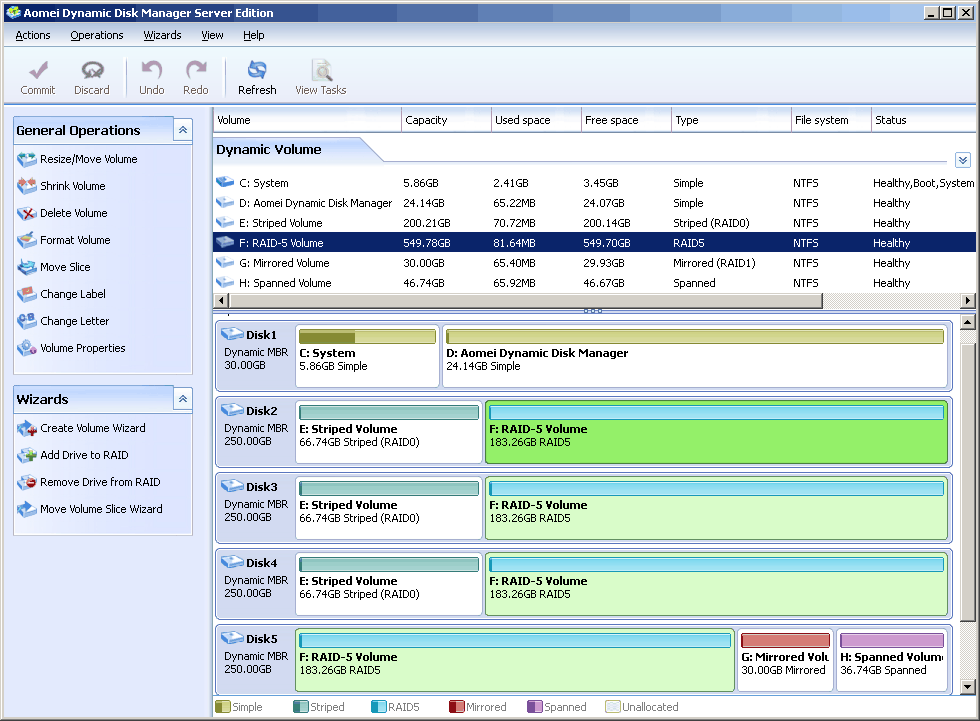 AOMEI Dynamic Disk Manager Pro – 磁盘管理软件[Windows][￥36→0]