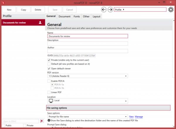 novaPDF Lite 8 – PDF 文档生成工具[Windows][$29.99→0]