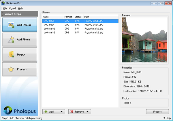 Photopus Pro – 批量图片编辑软件[PC][.95→0]