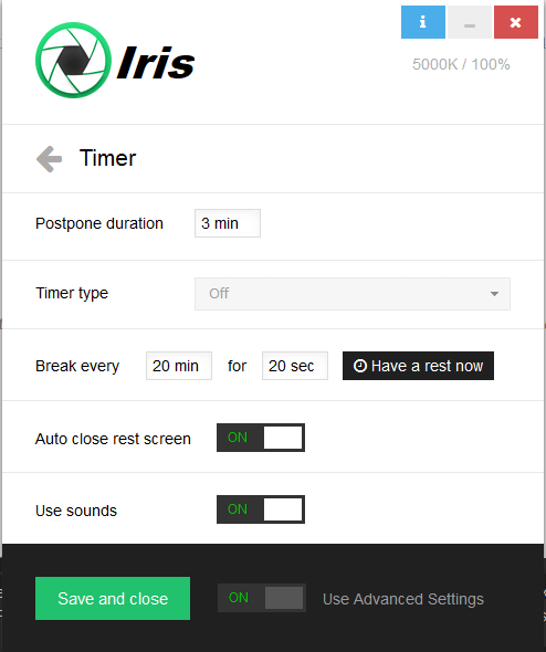 Iris Pro — 护眼神器[PC][$15→0]