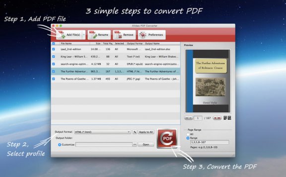 4Video PDF Converter – PDF 文档转换工具[OS X][￥98→0]