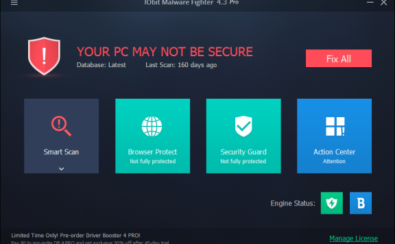 IObit Malware Fighter 4 PRO – 恶意软件查杀工具[Windows][$9.98→0]