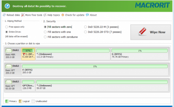 Macrorit Data Wiper Pro – 数据擦除工具[Windows][$24.95→0]