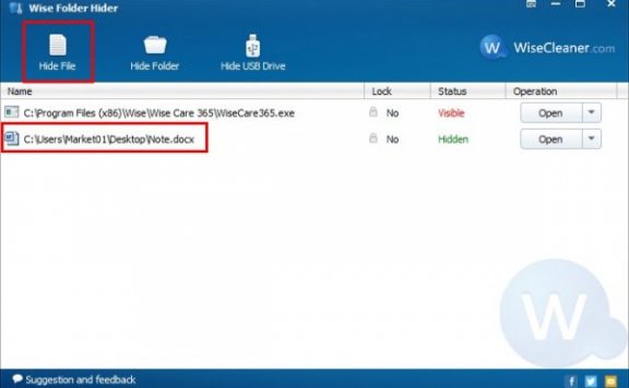Wise Folder Hider Pro – 文件、文件夹隐藏工具[Windows][$19.95→0]