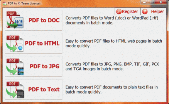 PDF to X – PDF 文档转换软件[Windows][$49.99→0]