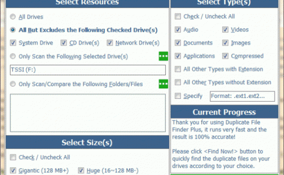 Duplicate File Finder Plus – 重复文件查找工具[Windows][$29.99→0]