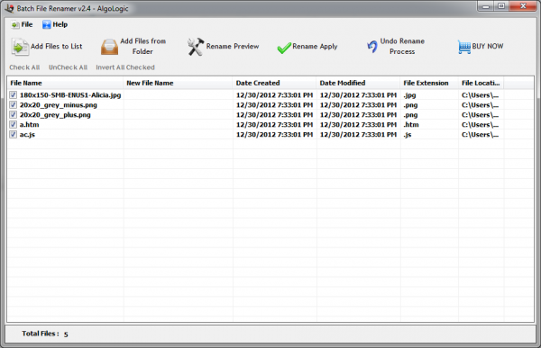Batch File Renamer – 批量文件名修改[Windows][$29→0] – 爱诺言限免