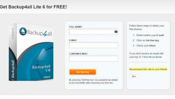 Backup4all Lite 6 – 数据备份软件[Windows][$19.99→0]