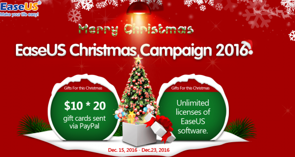 EaseUS 易我圣诞送出 6 款软件[Windows]