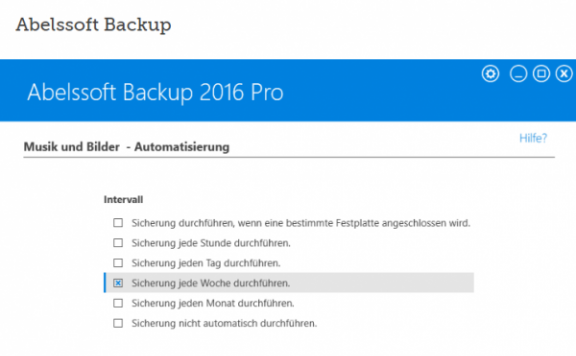 Abelssoft Backup 2016 – 数据备份还原软件[Windows][€19.9→0]
