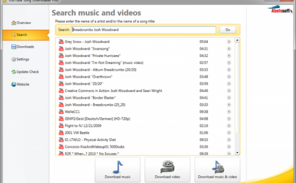 YouTube Song Downloader – YouTube 音频下载工具[Windows]