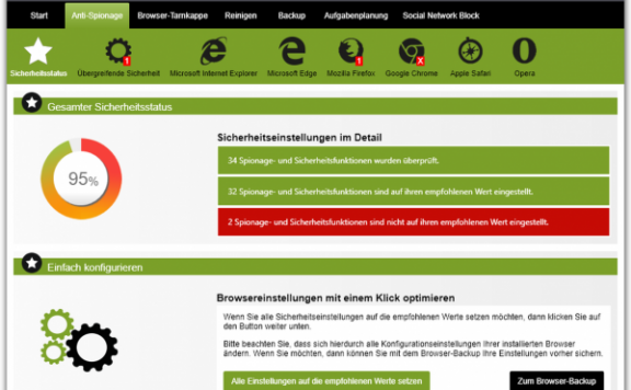 AntiBrowserSpy 2016 – 浏览器防护工具[Windows]