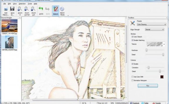 SoftOrbits Sketch Drawer Pro – 将图片变成素描画[Windows][$49.99→0]
