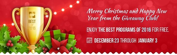 Giveaway Club 圣诞赠送 10 款软件[Windows]