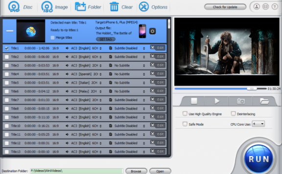 WinX DVD Ripper Platinum – DVD 光盘转换软件[Windows][$39.95→0]