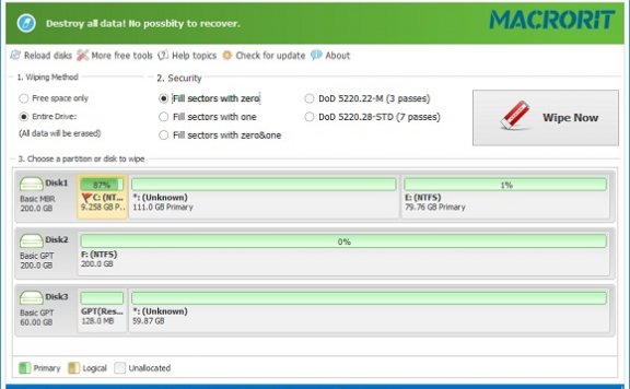 Macrorit Data Wiper Pro – 数据擦除工具[Windows][$29.95→0]