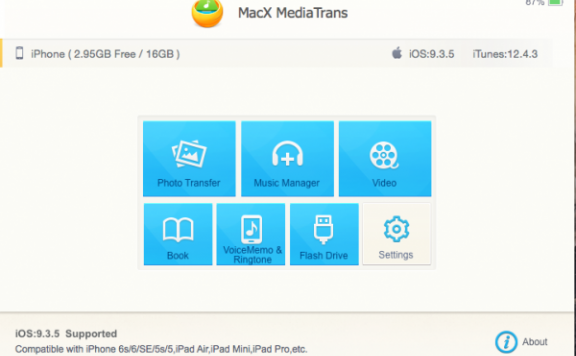 MacX MediaTrans – iOS 设备文件管理工具[Mac&PC][$59.95→0]
