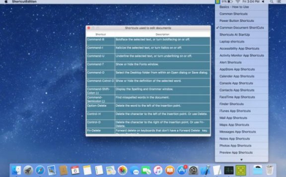 ShortcutEdition – 系统快捷键清单[macOS][￥6→0]