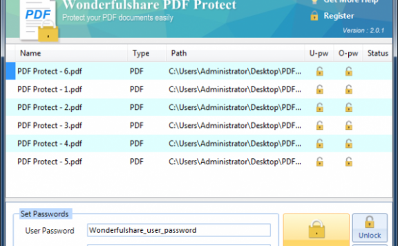 Wonderfulshare PDF Protect – PDF 文档保护工具[Windows][$9.9→0]