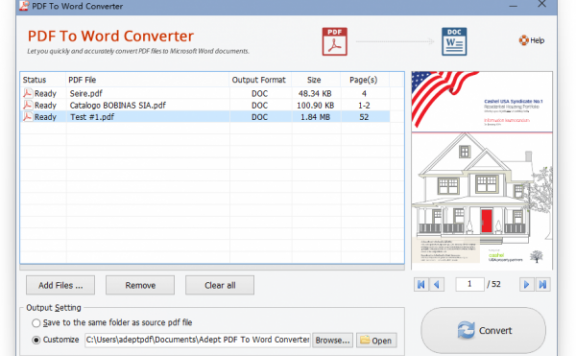 Adept PDF to Word Converter – 将 PDF 文档转换为 Word 文档[Windows][$19.95→0]