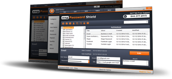 Password Shield Pro – 密码创建、存储、管理工具[Windows][$39.99→0]