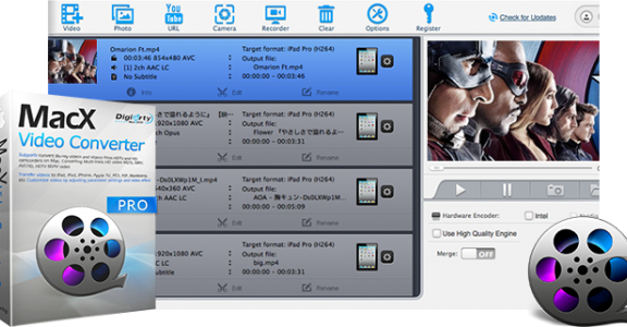 MacX Video Converter Pro — 视频下载、转换工具[Mac][$59.95→0]