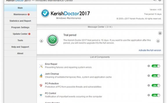 Kerish Doctor 2017 – 系统故障、错误诊断工具[PC][$19.95→0]