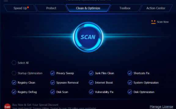 Advanced SystemCare Pro — 系统优化软件[PC][$49.99→0]
