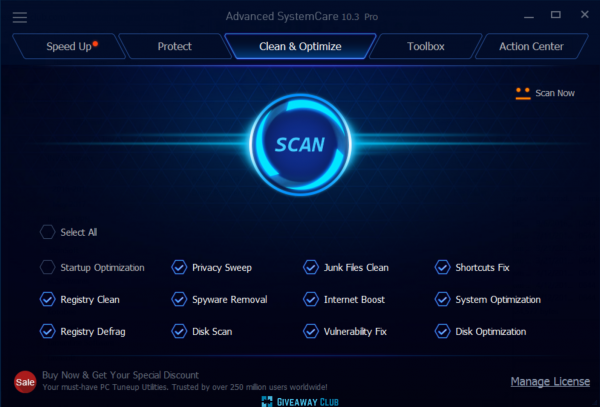 Advanced SystemCare Pro — 系统优化软件[PC][$49.99→0] – 爱诺言限免
