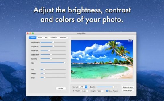 Image Plus – 照片编辑软件[Mac][￥30→0]