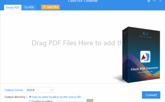 Cinch PDF Converter – PDF 文档转换工具[PC][$29→0]