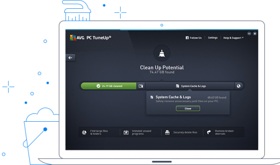 AVG PC TuneUp — 系统优化清理工具[PC][$49.99→0]