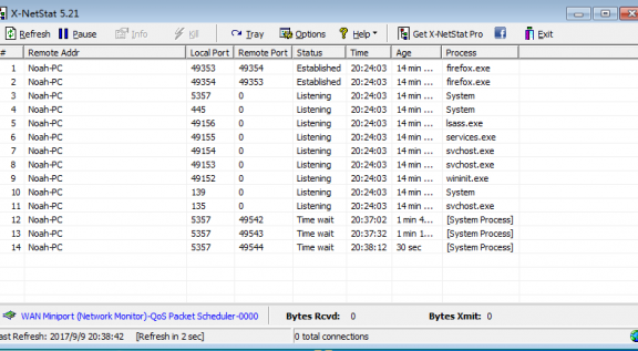 X-NetStat Lite – 网络连接监控[PC][$10→0]